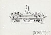 150 Parte interna del mascone - schema appiattito del 'Cromo' - Trieste  luglio 1979